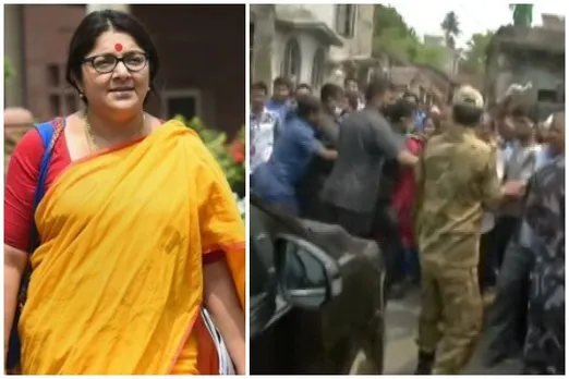 BJP MP Locket Chatterjee's Car Attacked In Hooghly: Report