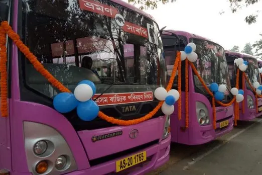 Assam Launches Free 'Pink Bus' Service For Women And Elderly People
