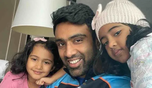 Cricketer R Ashwin Shares "Jet Lagged" Picture With Daughters