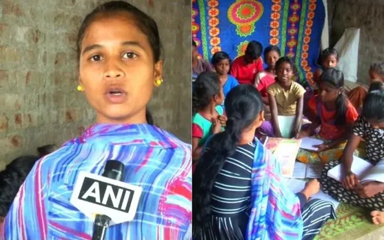 Sandhya, First Woman Graduate Of A Coimbatore Village Takes Offline Classes For Underprivileged Kids