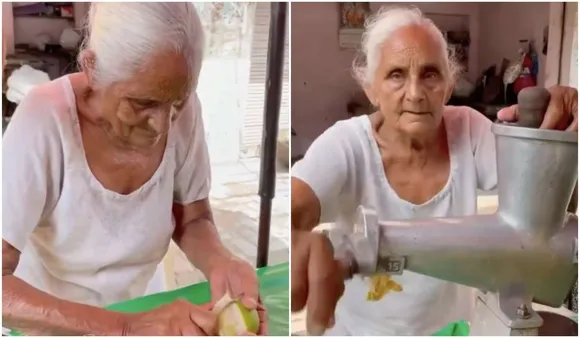 Social Media Does It Again: Viral Video Of Elderly Juice Aunty Inspires Netizens To Support Her