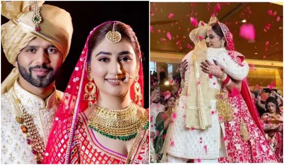 Rahul Vaidya And Disha Parmar's First Photos As A Married Couple Are Here