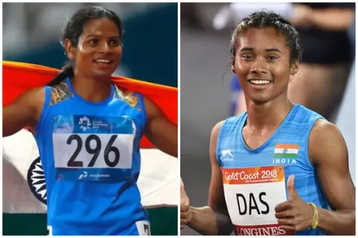 Eyeing Tokyo Olympics 2021 Birth, Hima Das And Dutee Chand Join Hands To Run 4×100 Relay