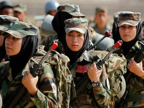 Afghan Women Fight Society To Join Army