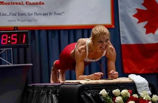 With Four-Hour-Long Plank, Dana Glowacka, Sets New World Record