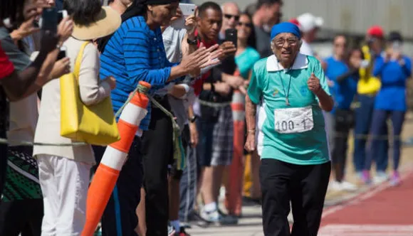 When old is gold: 100-year-old Mann Kaur wins at the Americas Masters Games in Vancouver