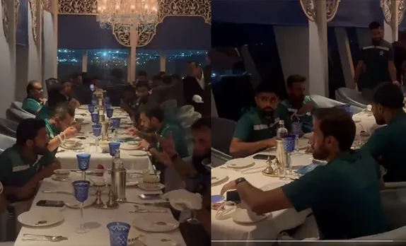 WATCH: Pakistan cricket team dine out in Hyderabad, click pictures with fans ahead of ODI World Cup 2023