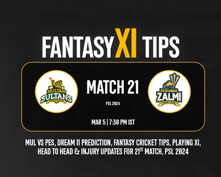 MUL vs PES Dream11 Prediction, Fantasy Cricket Tips, Playing XI for PSL 2024, Match 21