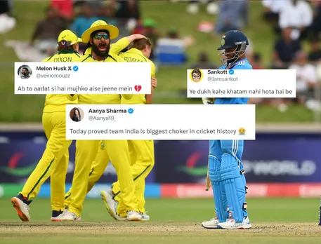 'Phir se dil toot gaya' - Shock and dismay for fans as Australia defeat India in U19 World Cup final