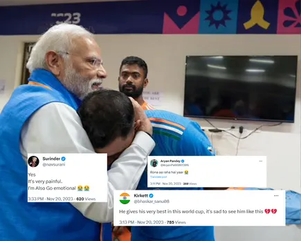 'Ap roye nhi, Modi ji apke pass hai' - Fans react as PM Narendra Modi consoles Mohammed Shami in dressing room after painful 2023 World Cup final