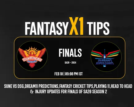 SUNE vs DSG Dream11 Prediction, Fantasy Cricket Tips, Playing XI for SA20 2024, Final