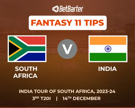 SA vs IND Dream11 Prediction, Fantasy Cricket Tips, Today's Playing 11 and Pitch Report for India tour of South Africa, 3rd T20I