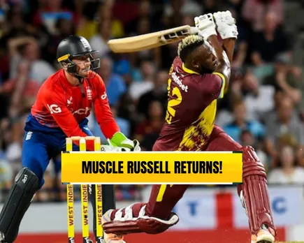 Andre Russell marks international T20I comeback in grand fashion against England