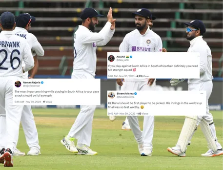 'Haarna hi hai jo marzi karlo' - Fans react as India set to pick full strength squad against South Africa for Test series
