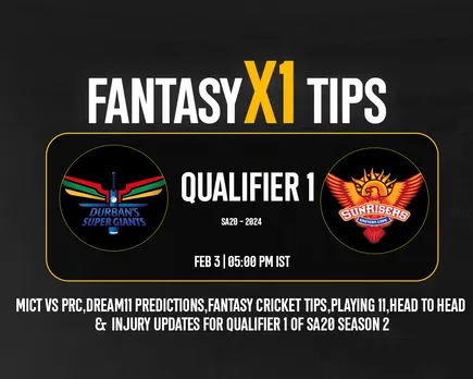 DSG vs SUNE Dream11 Prediction, Fantasy Cricket Tips, Playing XI for SA20 2024, Qualifier 1
