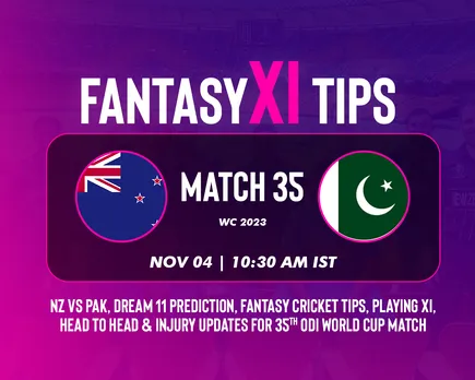NZ vs PAK Dream11 Prediction, ODI World Cup 2023, Match 35: New Zealand vs Pakistan playing XI, fantasy team today's, and squads