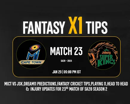 MICT vs JSK Dream11 Prediction, Fantasy Cricket Tips, Playing XI for T20 SA 2023, Match 23