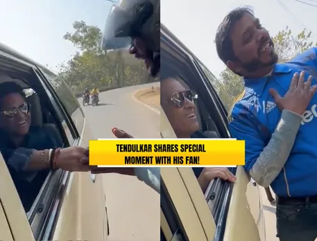 WATCH: 'Sachin meets TENDULKAR': Master Blaster's delightful meet-up with his fan on road