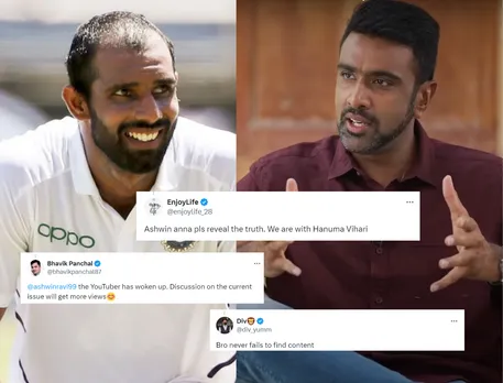 'Arey jaan dedenge aapke liye kya baat kar rahe hain' - Fans react as Ravichandran Ashwin and Hanuma Vihari set to talk about Andhra Cricket Association controversy on 'Kutty Stories' show