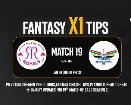 PR vs DSG Dream11 Prediction, Fantasy Cricket Tips, Playing XI for T20 SA20 2024, Match 19