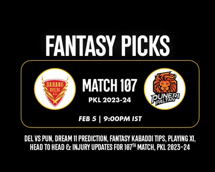 PKL 2023-24: DEL vs PUN Dream11 Prediction, Match 107, Fantasy Kabaddi Tips, Playing VII & Injury Updates