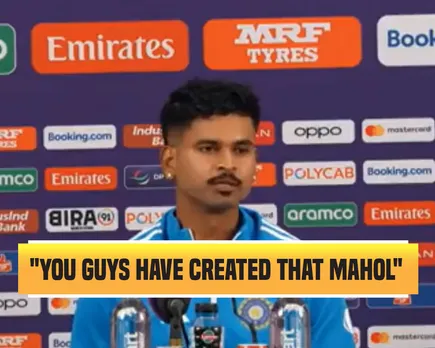 WATCH: Shreyas Iyer shows anger on 'short-ball problem' question at post match conference in ODI World Cup 2023