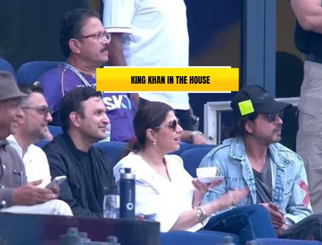 Bollywood superstar Shahrukh Khan spotted in Dubai watching ILT20 game