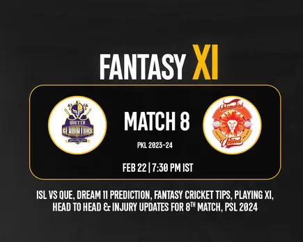 ISL vs QUE Dream11 Prediction, Fantasy Cricket Tips, Playing XI for PSL 2024, Match 8