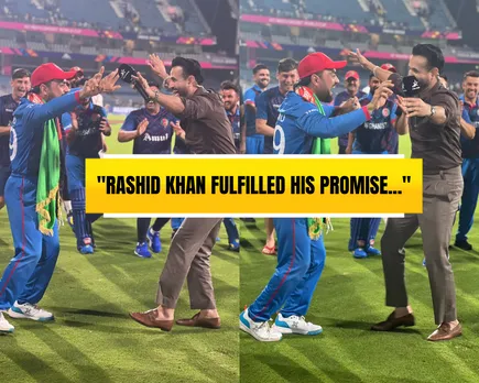 WATCH: Irfan Pathan, Rashid Khan dance together post Afghanistan's upset against Pakistan