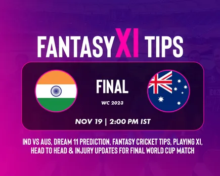 IND vs AUS Dream11 Prediction, ODI World Cup 2023, Final: India vs Australia playing XI, fantasy team today's, and squads