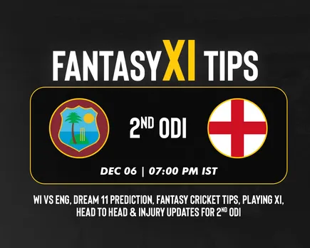 WI vs ENG Dream11 Prediction 2nd ODI: West Indies vs England playing XI, fantasy team today's and squads