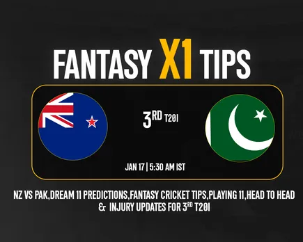 NZ vs PAK Dream11 Prediction, Fantasy Team Today’s, Playing XI, Head to Head Stats, and Pakistan tour of New Zealand 2024, 3rd T20I
