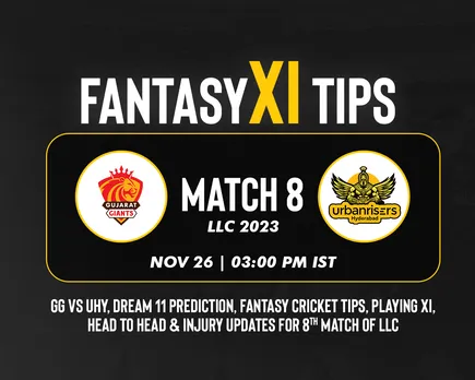 GJG vs UHY Dream11 Prediction, LLC Fantasy Team Today's, Playing XI, Squads for Match 8