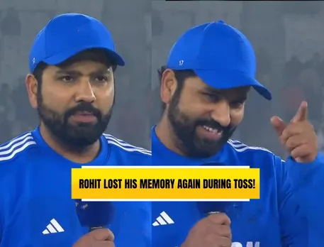 WATCH: Return as captain in T20Is after 14 months, Rohit Sharma forgets Playing XI of IND vs AFG series opener during toss