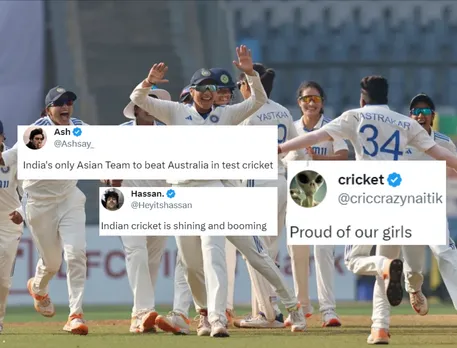 'Played like a champion' - Fans heap praise on India Women's team as they register maiden Test victory against Australia