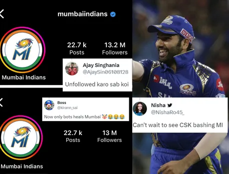 'You'll suffer more MI Paltan' - Fans react as Mumbai Indians lose lakhs of followers after replacing Rohit Sharma with Hardik Pandya as captain