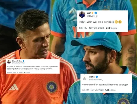'Chalo phirse inhone panic nhi kiya' - Fans react as Indian Cricket Board decides to continue with Rahul Dravid as head coach