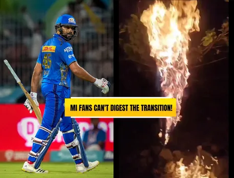 WATCH: Fan burns Mumbai Indians jersey after Hardik Pandya's shock captaincy appointment