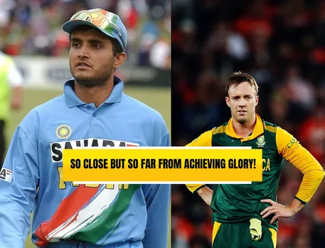 Sourav Ganguly & Ab de Villiers (Source: Twitter)