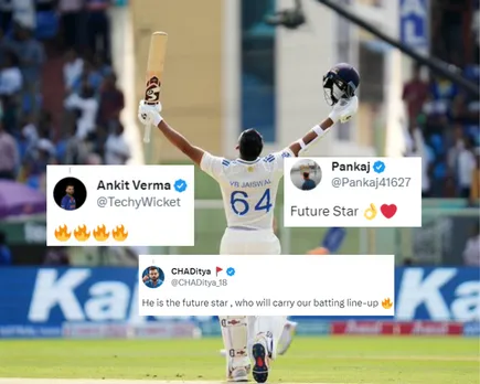 'Jais-ball dominates Bazball' - Fans react as Yashasvi Jaiswal register his maiden double century against England in second Test