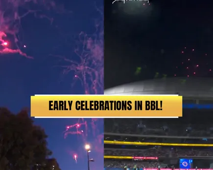 WATCH: Premature fireworks in BBL 13 game surprises commentators