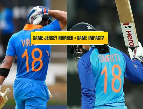5 Male and female cricketers with same international jersey numbers