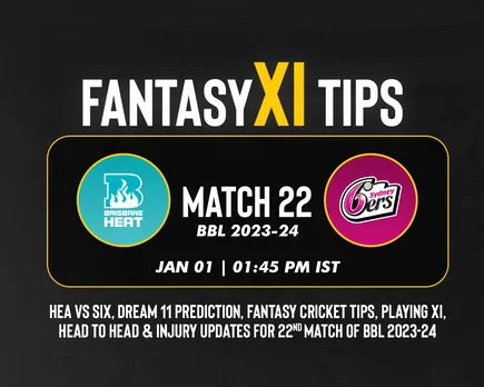 HEA vs SIX Dream11 Prediction, Fantasy Cricket Tips, Playing XI for T20 BBL 2023, Match 22