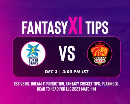 SSS vs GG Dream11 Prediction, LLC 2023, Match 14: Southern Super Stars vs Gujarat Giants playing XI, fantasy team today's, and squads