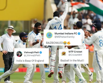 India beat England by 106 runs in the second Test (Source: X)