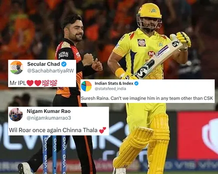 'Welcome back Chinna Thala' - Fans react as Suresh Raina set to play for Urbanrisers Hyderabad in Legends League Cricket 2023