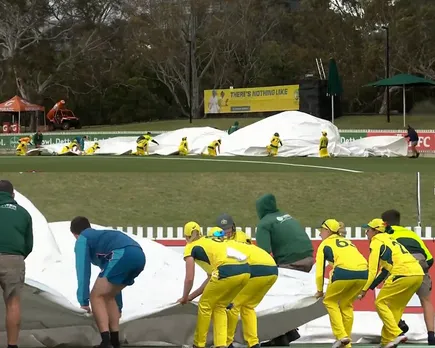 WATCH: Australia women's players turn ground staff as rain interrupts 2nd ODI against West Indies in Melbourne