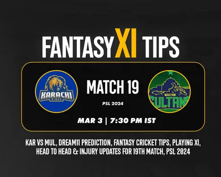 KAR vs MUL Dream 11 Prediction, Fantasy Cricket Tips, Playing XI for PSL 2024, Match 19