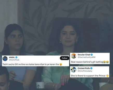 'Supporting team India or..?' - Fans react as Sara Tendulkar seen in stands during match between India and Sri Lanka in ODI WC 2023