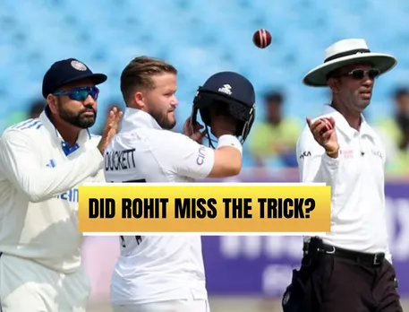 Rohit Sharma congratulating Ben Duckett for scoring a century on Day 2 of third Test (Source: X)